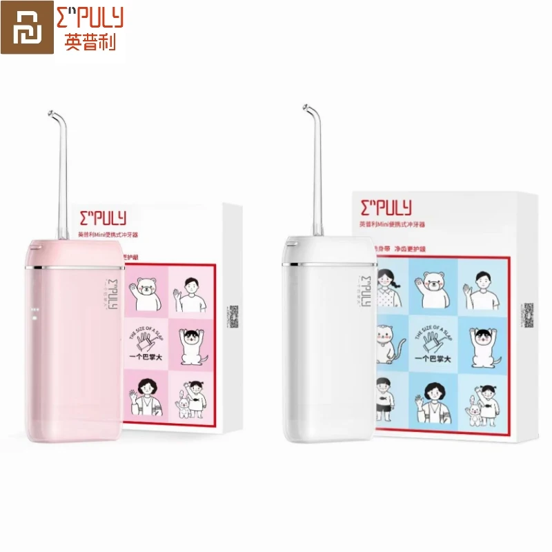 Youpin ENPULY 구강 세정기, M6 플러스, 140ML 휴대용 물 치실, 미니 전기 교정, 특수 제트 치아 치과 클리너