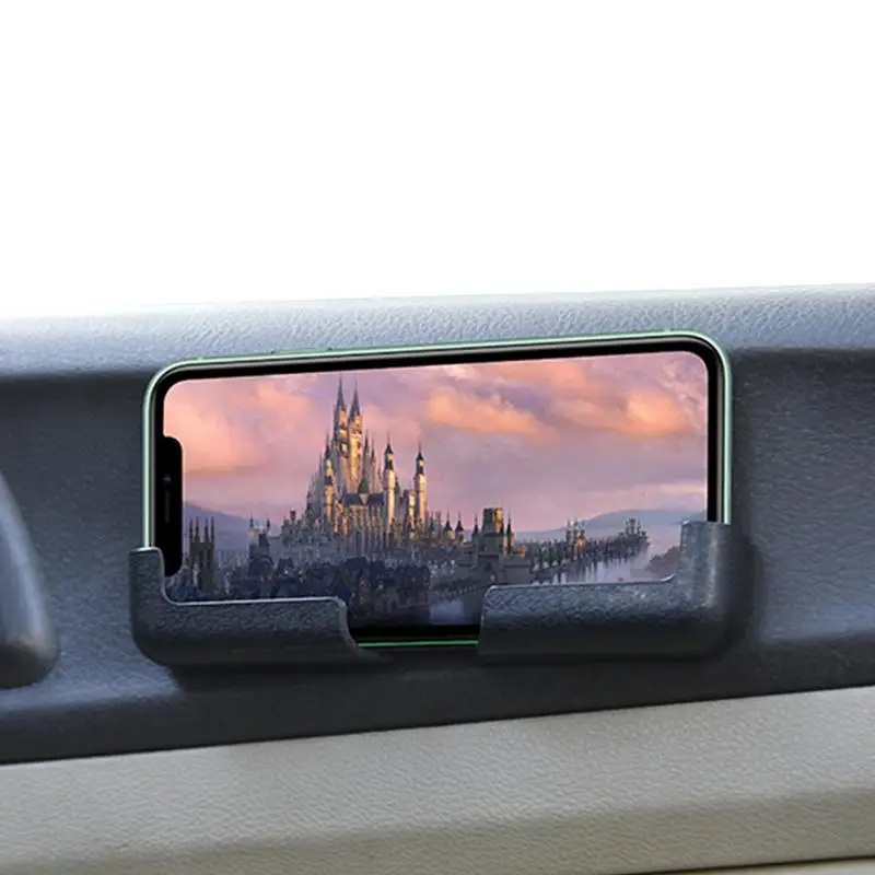 

Настенный кронштейн для телефона, черный самоклеящийся Автомобильный держатель для телефона, подставка для телефона, настенное крепление с двусторонней клейкой лентой