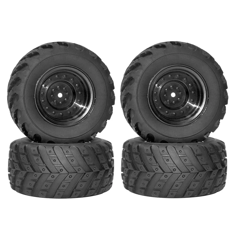 Rubber Tire Tyre Wheel 4Pcs 97mm for HBX 901 901A 903 903A 905 905A 12813 1/12 RC Car Spare Upgrade Parts rc car tire