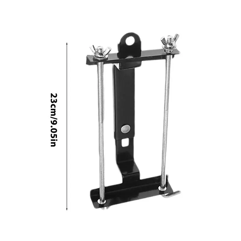 Car Battery Hold Down Car Battery Crossbar Tie Down Holder Fixing Tool Bolts Space-Saving Design For Most Cars SUVs