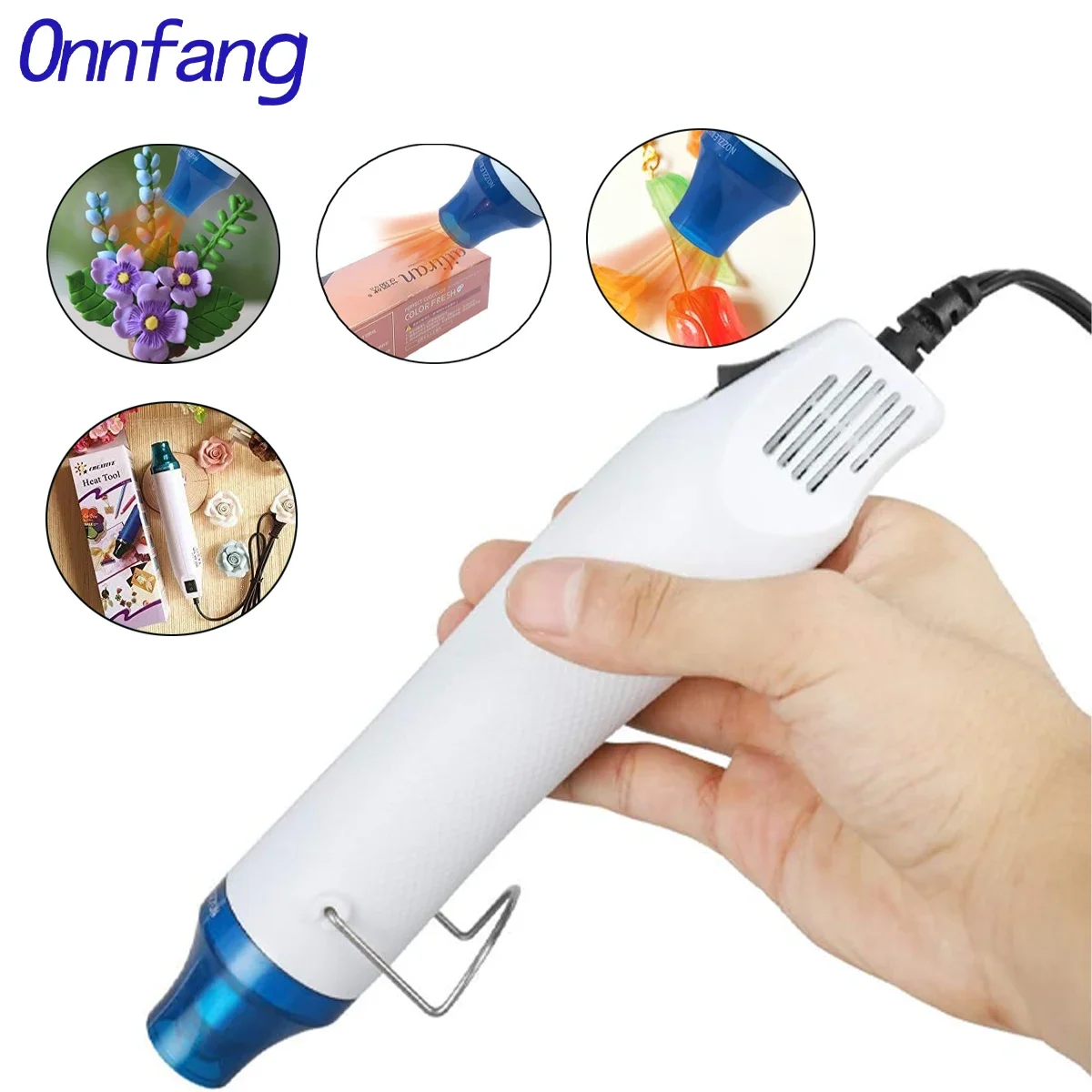 

1pc 220V Hot Air Gun DIY Soldering Temperature Blower Gun Dryer Mini Heat Gun For Crafts Shrink Tubing Wrap Electric Power Tool