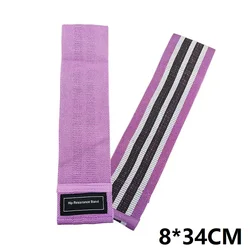 Fitness Resistance Elastic Bands for Exercise and Bodybuilding (3 - Purple)