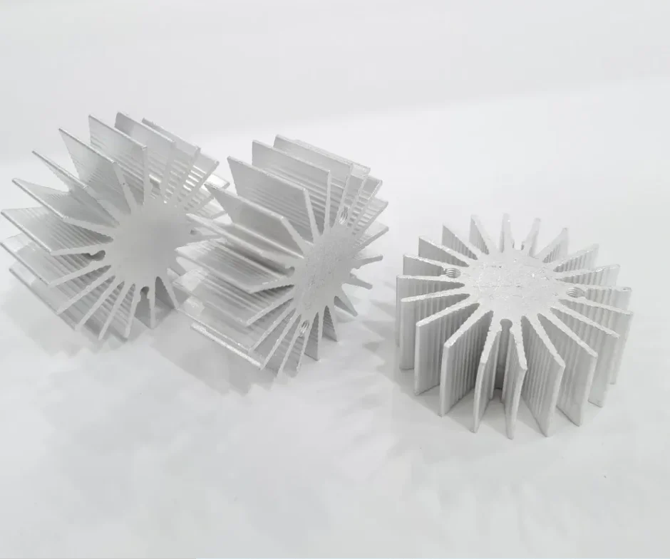 10개 LED 히트싱크 라디에이터 36mmX15mm 알루미늄 1W 3W 가정용 램프 열 방출용 히트싱크