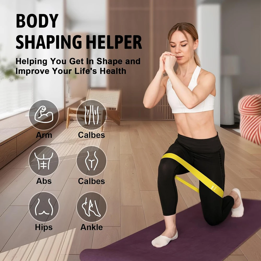 Resistance Bands Yoga Elastic Exercise Bands Gym Pilates Equipment Elastic Bodybuilding Exercise Equipment  Fitness equipment 3