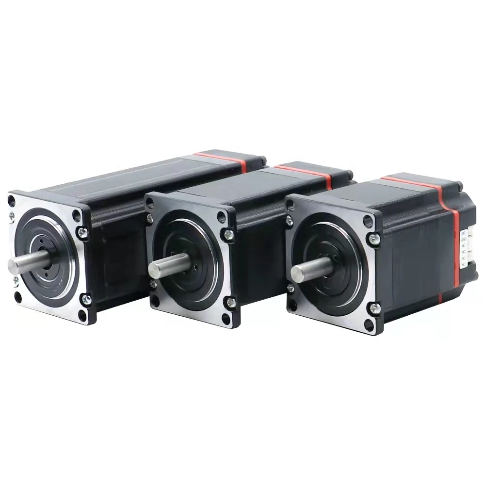 Nema23 폐쇄 루프 스테퍼 모터 1.2N 2N 2.5N 3Nm 하이브리드 통합 서보 모터(3D 프린터 CNC 조각기용 드라이버 포함)