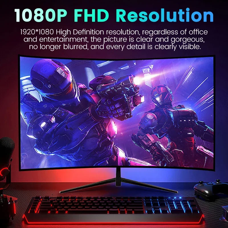 FHD 165Hz ũž , 1920*1080 100% SRGB, 1MS Freesync ӿ ǻ ÷, IPS VA Ŀ ƮƮ ũ, HDMI/DP, 24 ġ