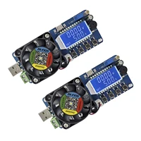 FX25/FX35 Battery Capacity Tester 4/5A Constant Current Electronic Load 25W/35W USB Digital LED Power Tester Adjustable Resistor 1