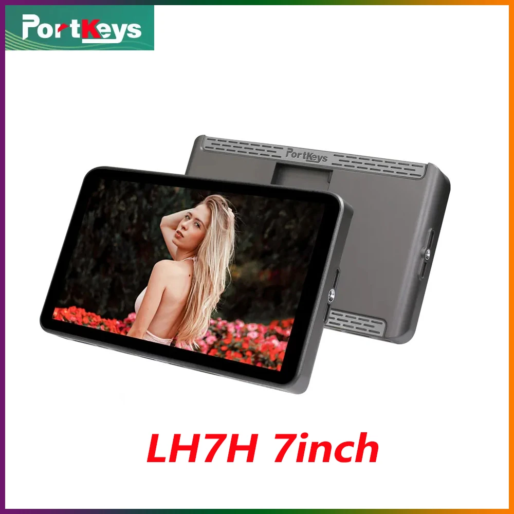 

Яркий монитор Portkeys LH7H, 7 дюймов, 1000:1, встроенный теплоотвод, выход 3D LUT, x, вход HD, сенсорный экран