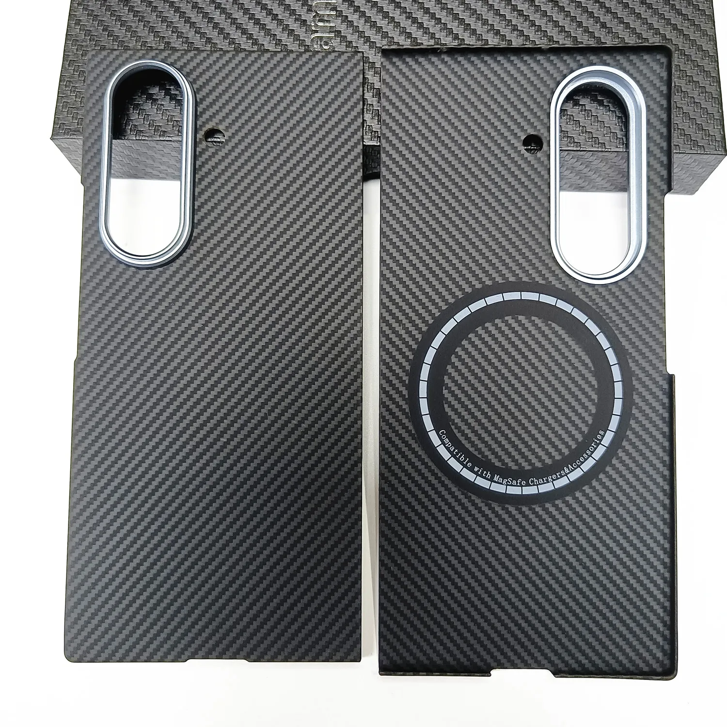Premium Ultra Thin Aramid Carbon Fiber Shockproof Back Cover