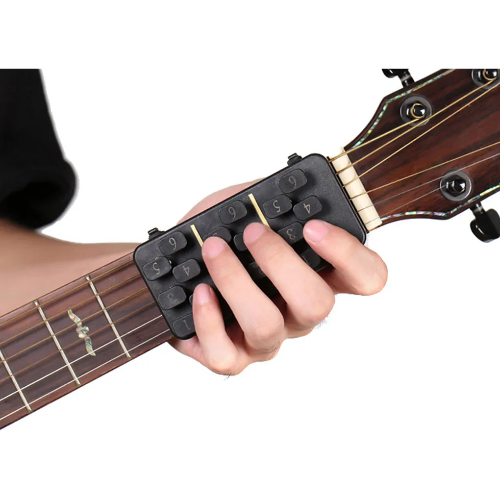 

Guitar Learning Aid Tool Small Lightweight Guitars Chord Trainer Woman