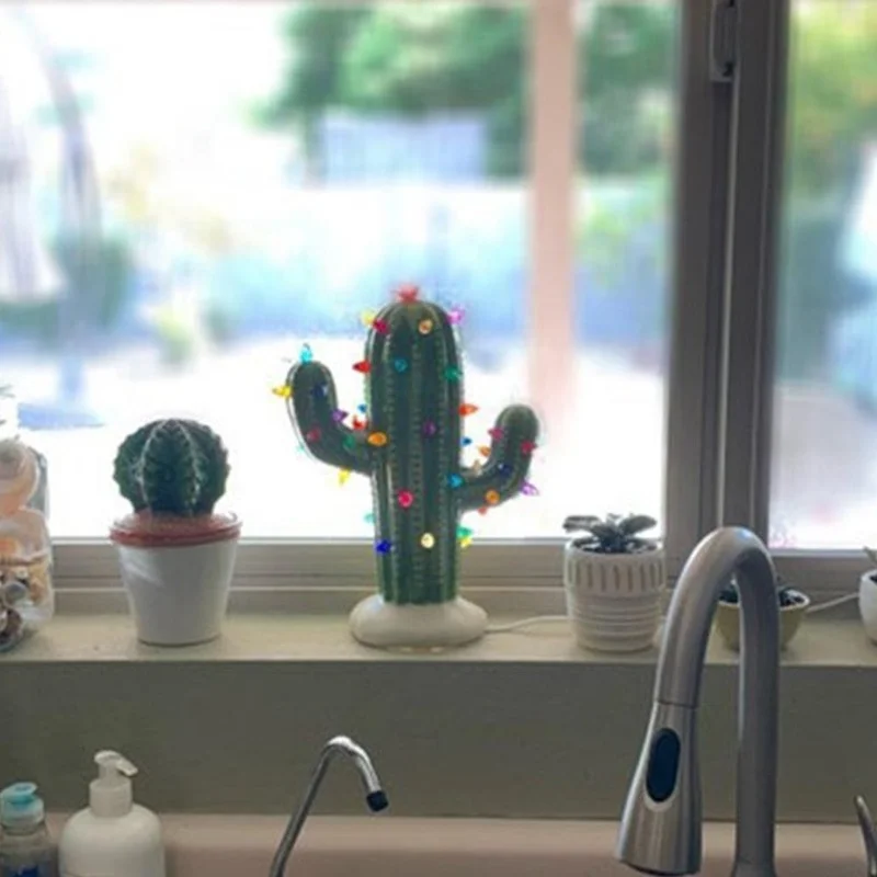 Cactus en résine pour décoration de voiture, Clip de parfum, fleur,  crevette, sortie d'air, climatisation - AliExpress
