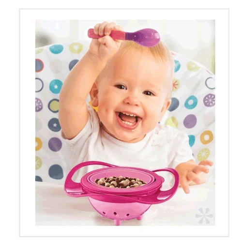 Pink Color Spillable Plate