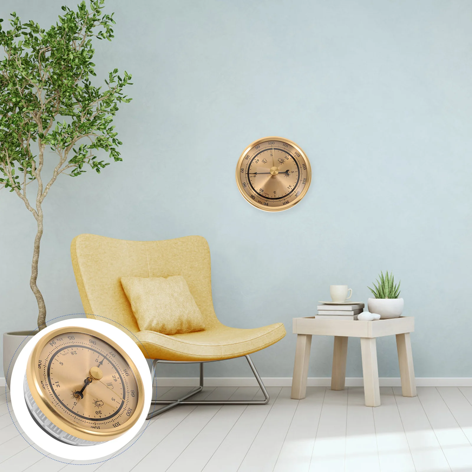 

Portable Barometer Household Barometer Dial Design Barometer Multi-use Barometer