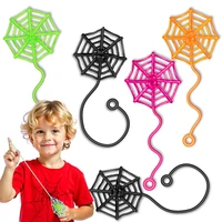 8/12/24Pcs Spider Party Favors Sticky Hands Spider Web for Kids Boys Girls Classroom Prizes Halloween Party Favor Birthday Gifts 1