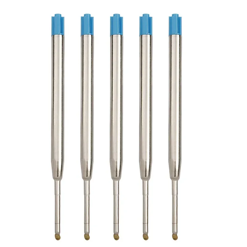 Ballpoint Pen Refill Set - Medium Point, Assorted Colors, Metal Ink Rods, 3.9-Inch Length