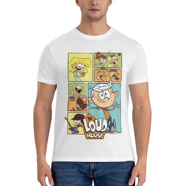 New Arrival Kids Men's TShirt The House Loud Awesome Tees Short Sleeve Round Collar T-Shirt Pure Cotton Birthday Present Clothes 6