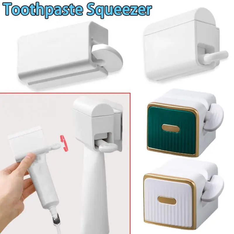 

Toothpaste Squeezer Magnetic Suction Lazy Squeezing Toothpaste Wall Mounted Facial Cleanser Toilet Manual Squeezer Bathroom