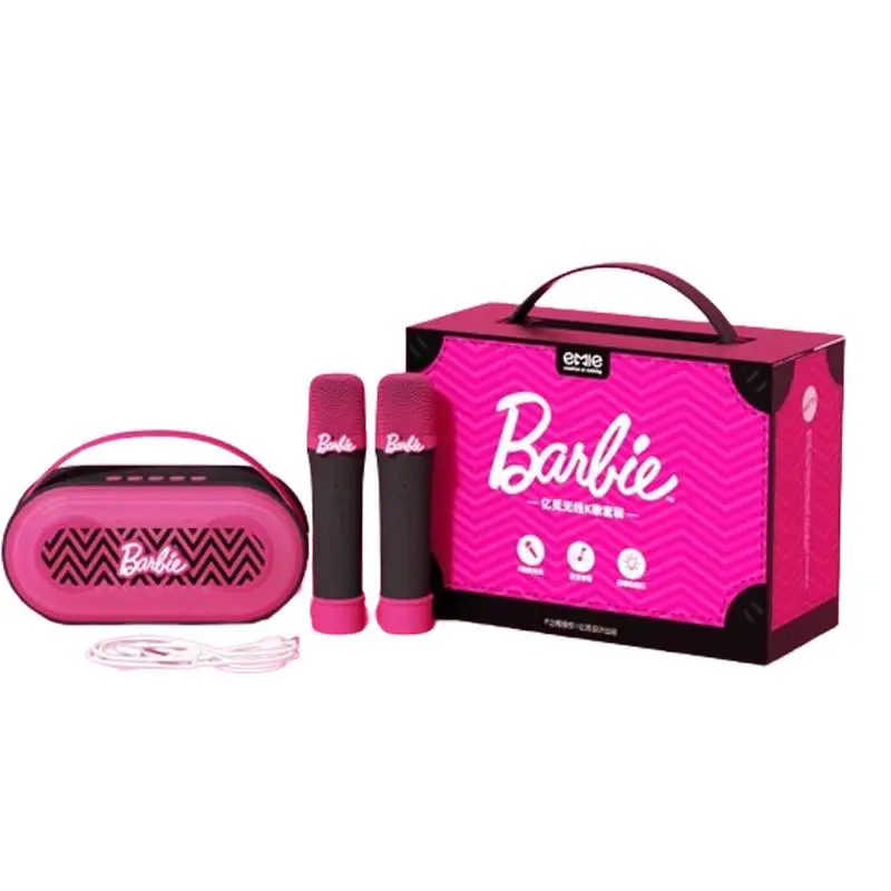 

Barbies Microphone Sound Integration Home Wireless Sing Animation Children Simple Kawaii Bluetooth Cartoon Give Gifts Friends