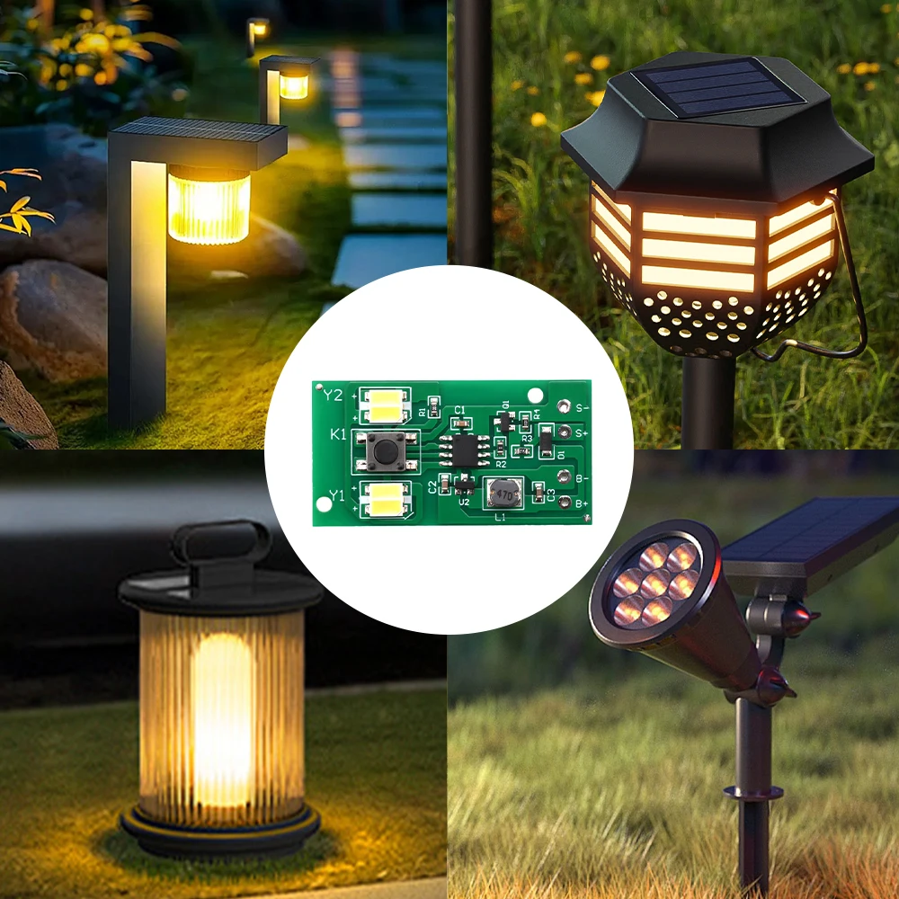DIY Solar Panel Battery Charger Board Night Light LED Lamp Control Switch  Garden Street light Circuit Control Module - AliExpress, image size:1000x1000