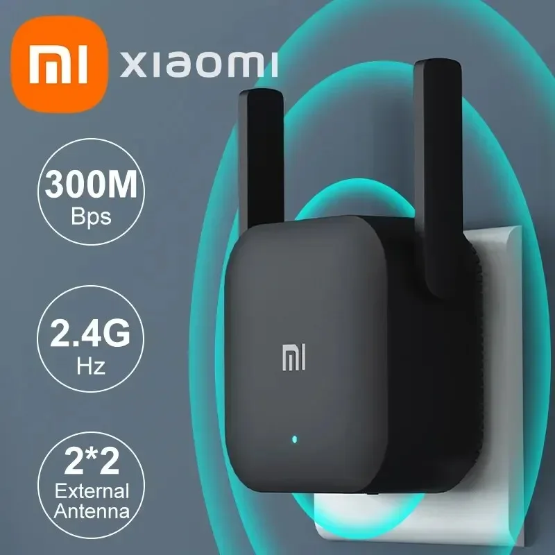 Xiaomi Wifi Amplifier Pro 300M Router Wi-Fi nirkabel dengan
