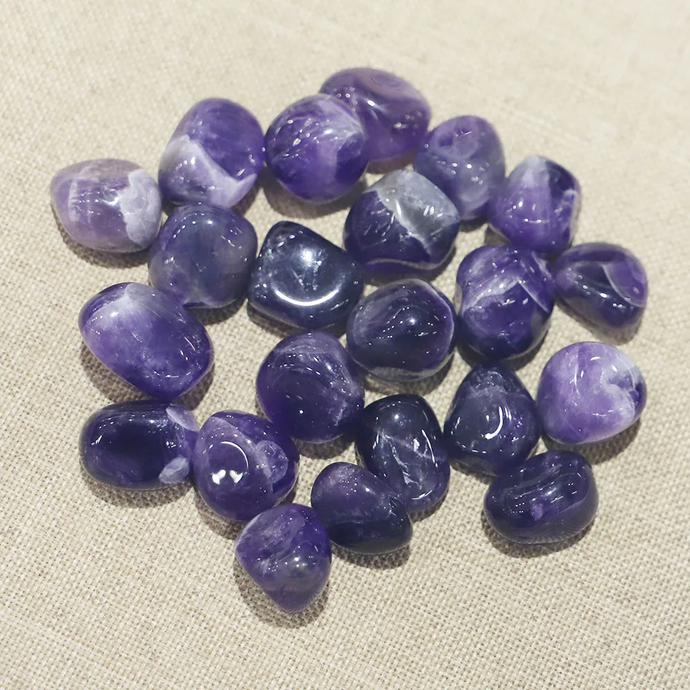 Natural Rough Rock Amethyst Stone Specimen Healing Irregular Polish Crystal Minerals Jades Ornament Reiki Home Decoration 12Pcs