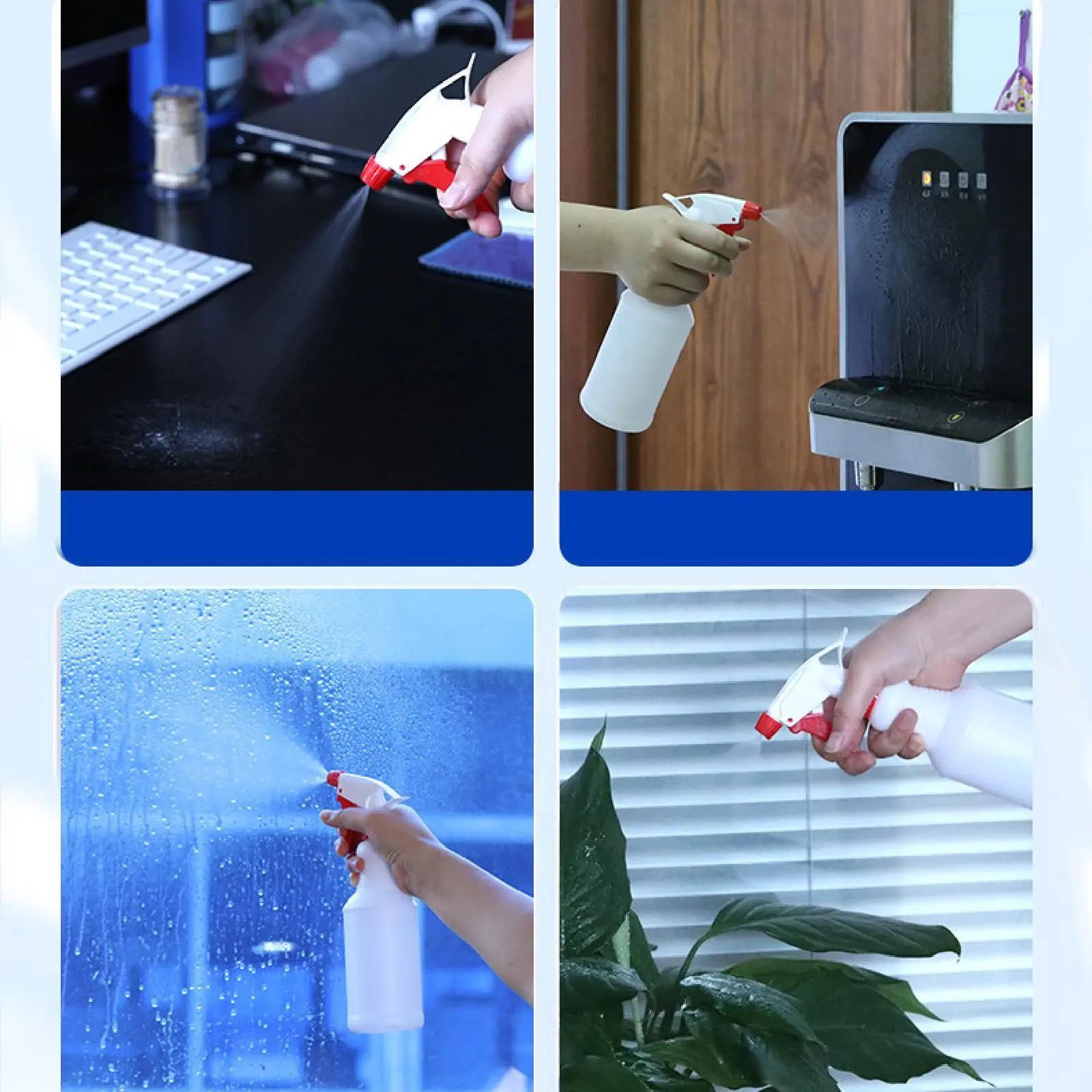 Empty Spray Bottle Water Spraying Bottle Commercial 1L Mist Stream Sprayer
