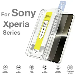 Premium Tempered Glass Screen Protector with Auto Dust Removal Kit (SONY Xperia 10III)