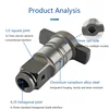 1pc Spindle Anvil Replaceable Silver WU268 WU278 WU279 Electric Wrench for Power Tools Conversion Head Dual-purpose Square Axis 3