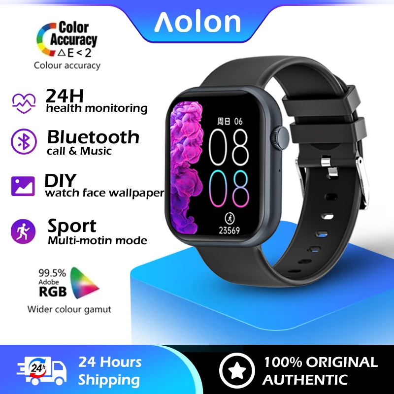 AolonBluetoothCallSmartWatchMenWomenCustomWallpaperHeartRate