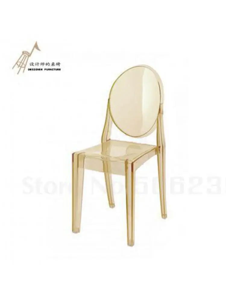 European Creative Transparent Chair Acrylic Chair Personality Modern Devil Chair Ghost Chair Net Red Hotel Plastic Dining Chair