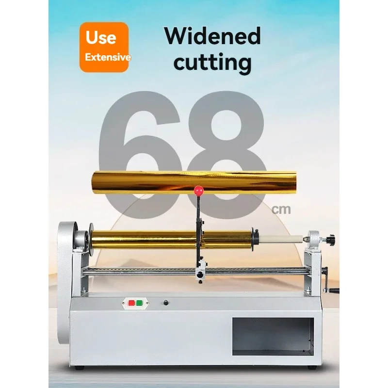 New 220V Electric Hot Stamping Paper Cutting Machine, Mechanized Aluminum Hot St