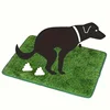 FUKUCHONG Washable Artificial Grass Dog Potty Trainer - Small to Large Size, Durable EVA Material, Green & Yellow Design for Ind 6