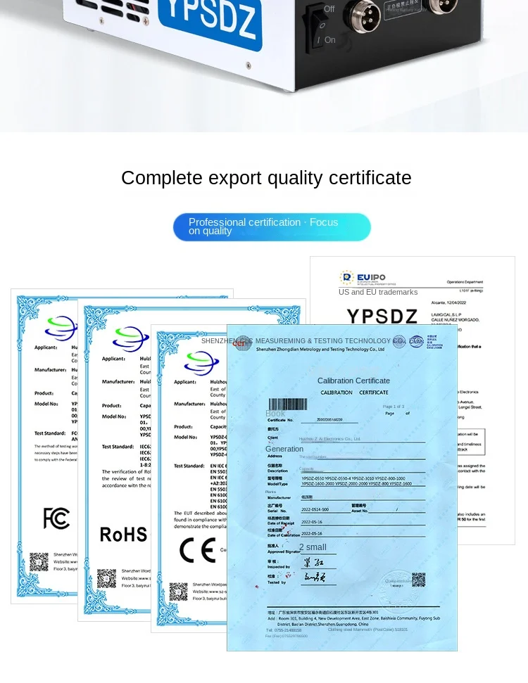 YPSDZ-0550 Lithium Battery Capacity Tester Single Cell Charge and Discharge Dete