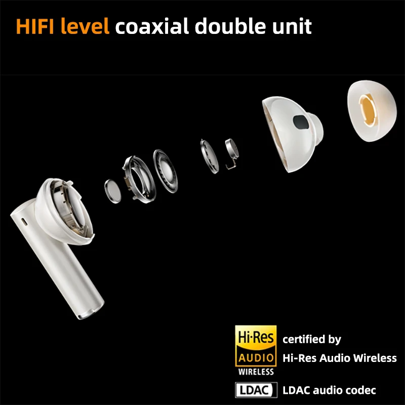 Global Version realme Buds Air 5 Pro Bluetooth headphones 50dB Active Noise Cancelling LDAC Bluetooth 5.3 Wireless Headphones - Image 2