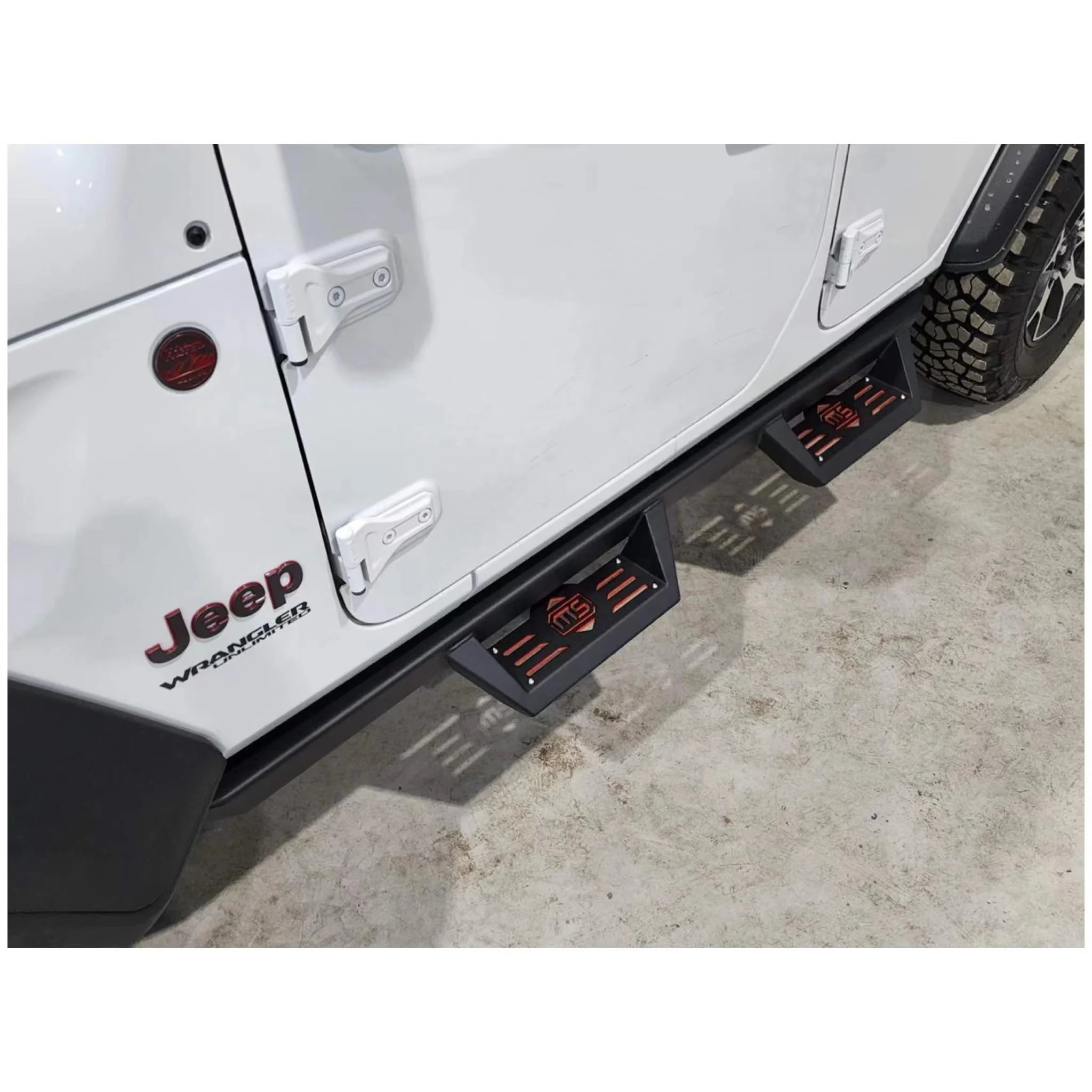 

Car Accessories Running Board Nerf Bar For Jeep Wrangler JL 4 Door 2018 2019 Side Step