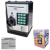 Electric Piggy Bank Cartoon Fingerprint Password Cash Box Saving Money Automatic Atm Machine Safe Pretend Play Toy Children Gift 6