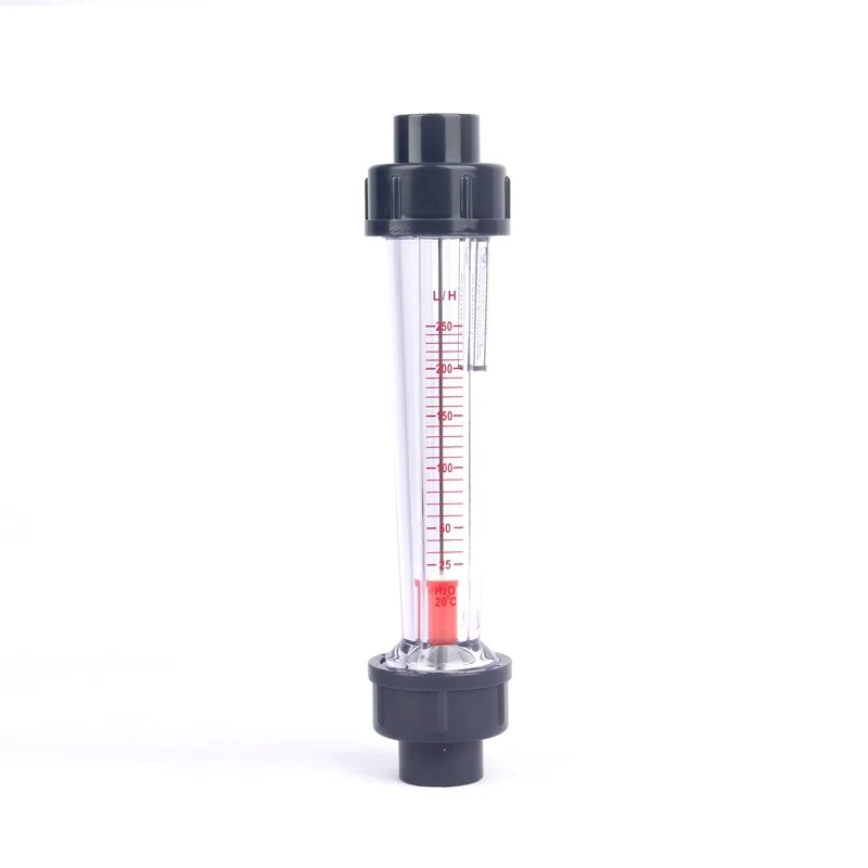 1pc DN15 DN25 Plastic Tube Flowmeter Liquid Water Flow Rate Gauge Water Testing Meter Rotameter Flow Measuring Instruments