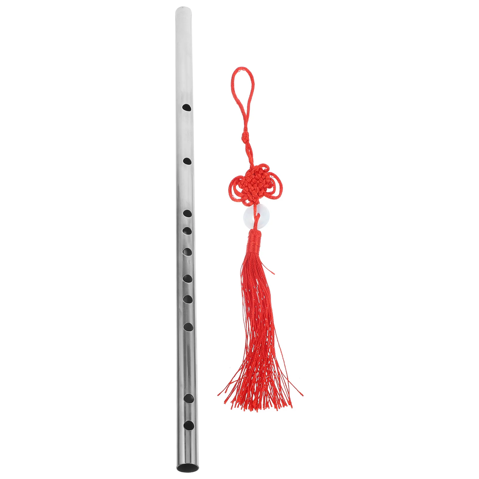 1 Pc Stainless Steel Flute Anti Corrosion Moisture Resistant Durable Lightweight Professional Portable Beginners Student