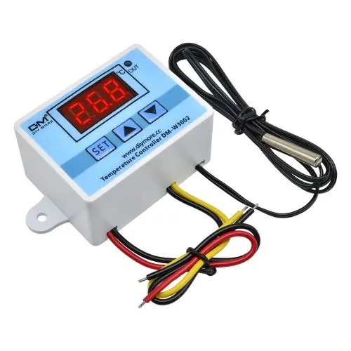 

DM-W3002 XH-W3002 Digital LED Temperature Controller DC 12V 24V AC 110V-220V 10A Thermostat Control Switch With Probe Sensor