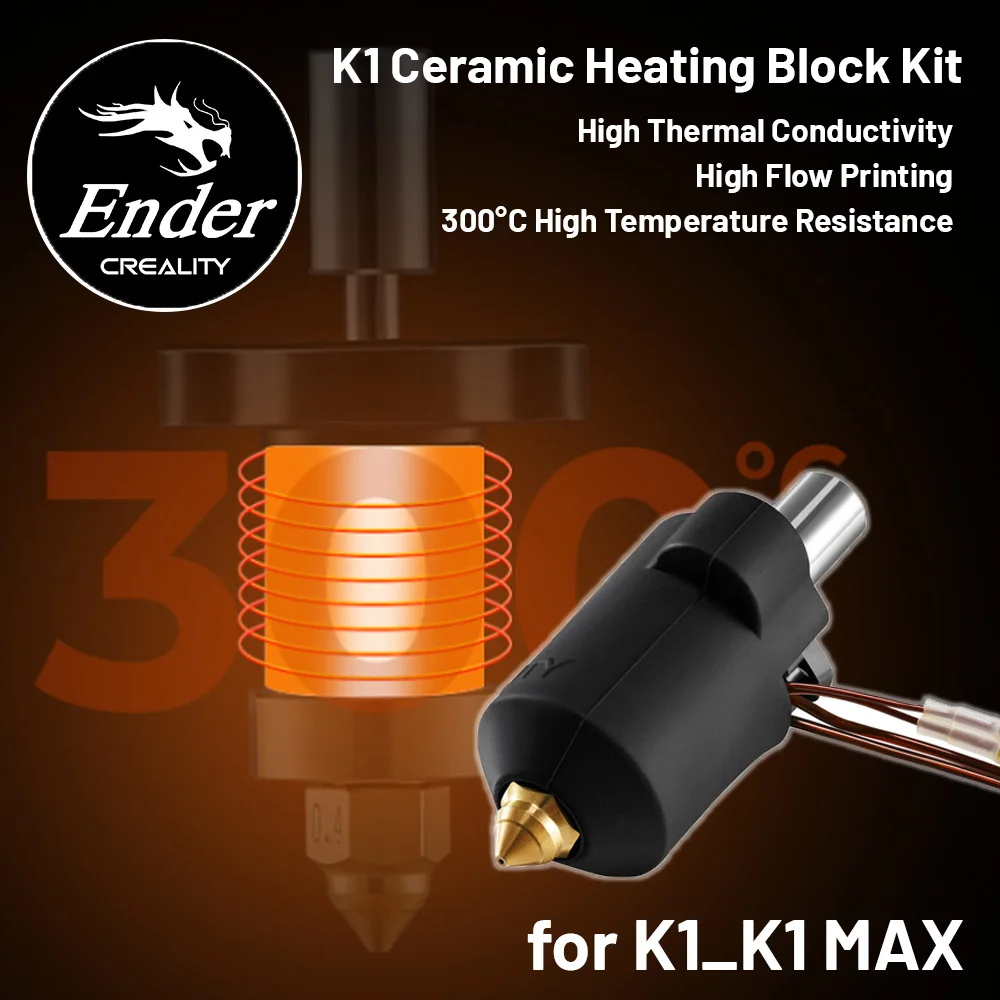 CrealityK1CeramicHeatingBlockKitPremiumMaterial300CHighTem