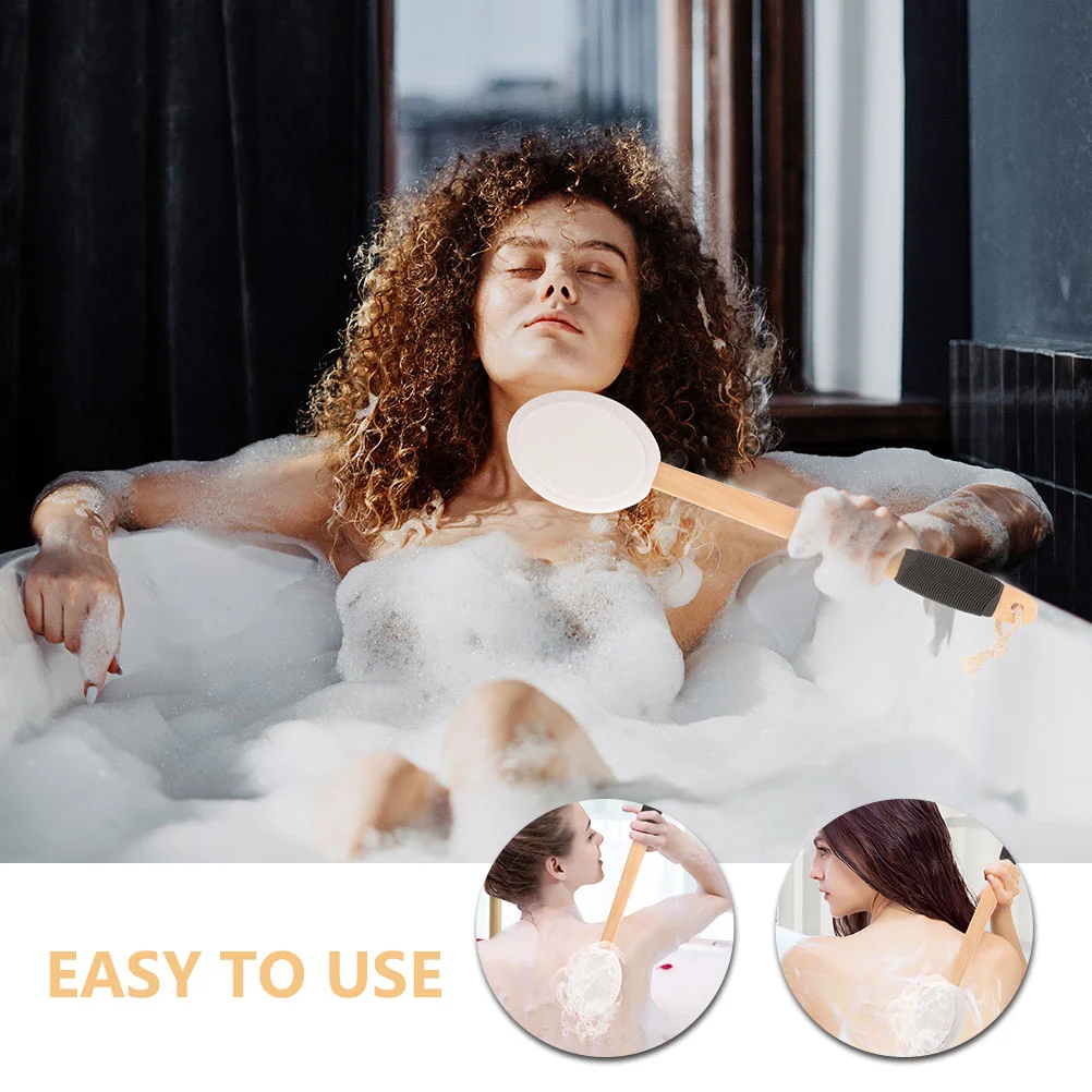 Anti Brush Back Lotion Applicator Back Cream Applicator Cream Sunscreen Shower Sponge Handle Replacement 5