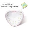 54W UV Nail Dryer Lamp With Automatic Sensor 18 UV LED Light For All Gels Professional Manicure Pedicure Nail Equipment 3