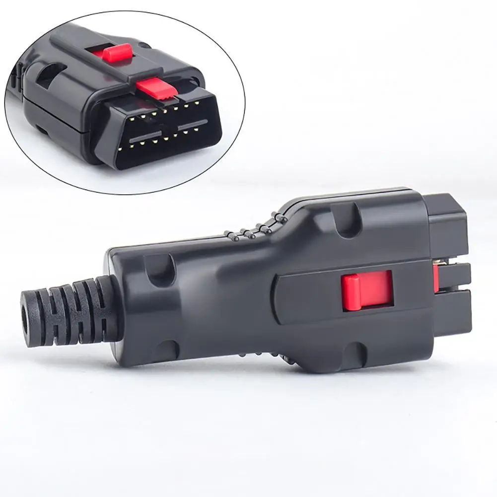 

Car OBD2 Male Assembly OBD Diagnostic Interface Connector OBDII 16PIN Handle Plug Gold-plated Pins Adapter