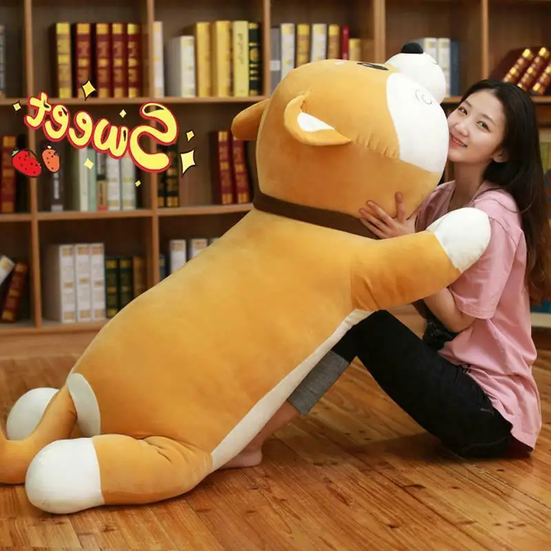 Фото Гигантская собака Шиба-ину плюшевая игрушка большая 24-79 дюймов мягкая кукла