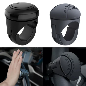 Universale 360 ° Pomello Girevole per Volante, Impugnatura in Metallo per Facilitare la Guida, Accessorio Auto