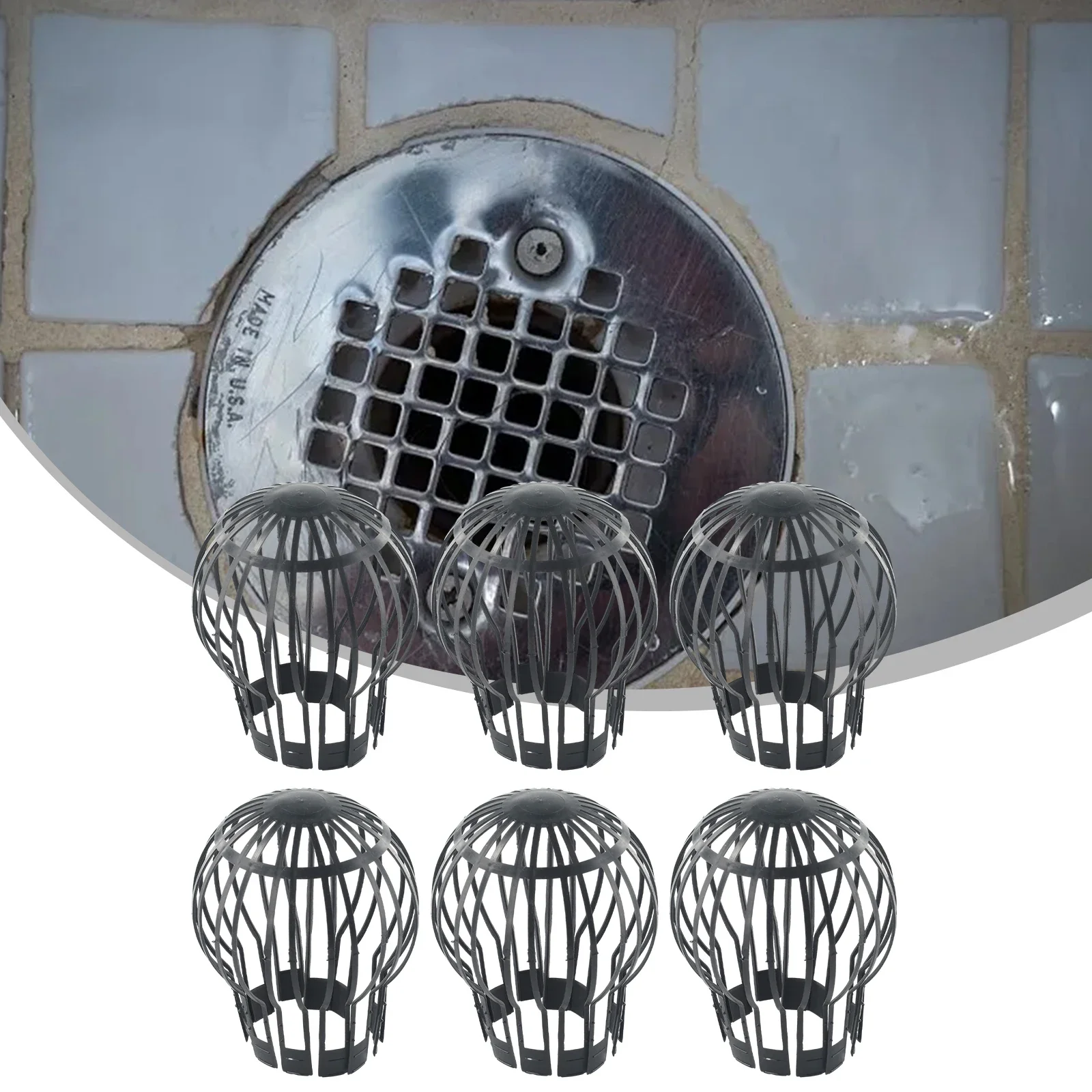 Parts Roof Drain Dirt Down Pipe Filter Drain Cover Fittings Gutter Leaf Outdoor Protecter Replacement 2/4/6pcs gutter covers,drainage cover
