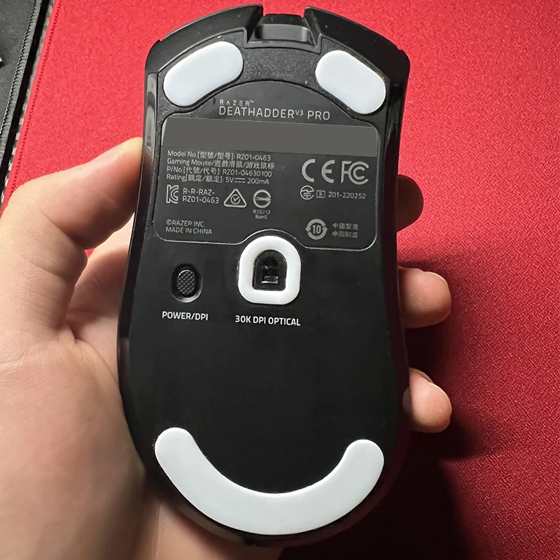 Razer Viper V2 Pro Deathadder V3 Pro 제어 속도 마우스 피트, ICE 버전 마우스 글라이드, 교체 마우스 스케이트, 1 세트 팩