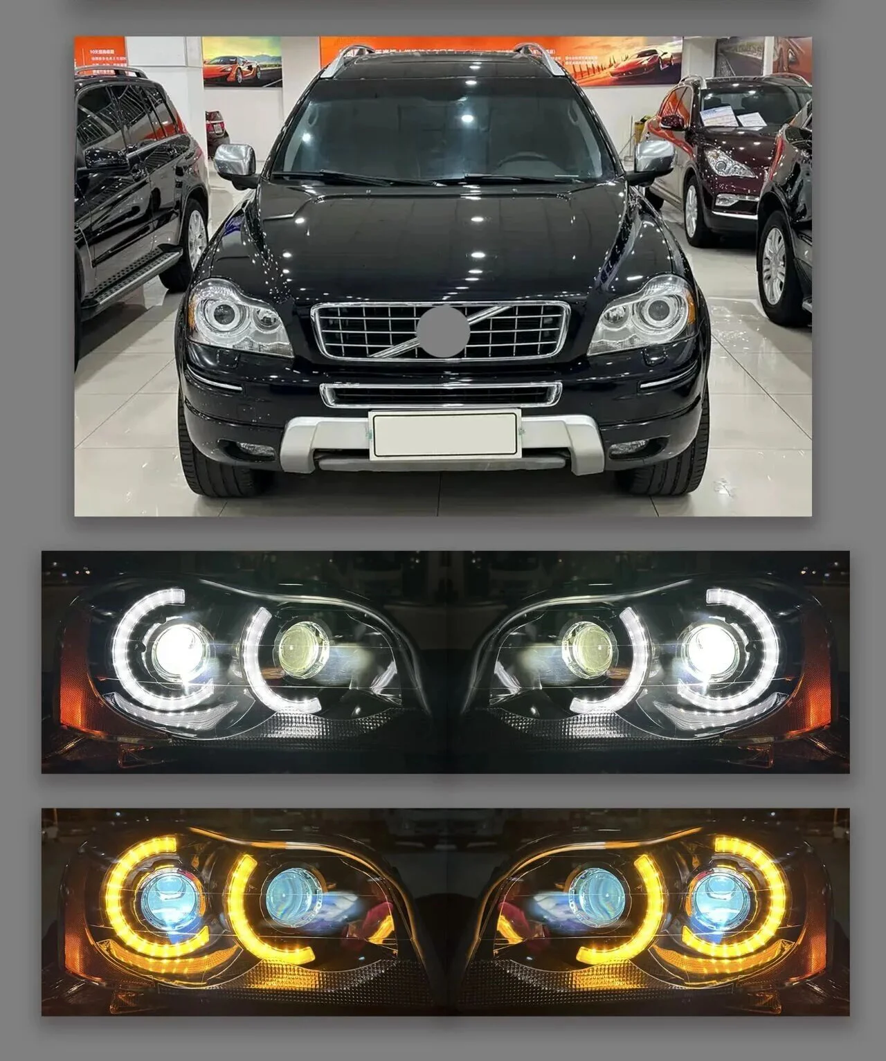 Front Left Headlight Lens Headlamp Cover Lampshade Fit For Volvo XC90