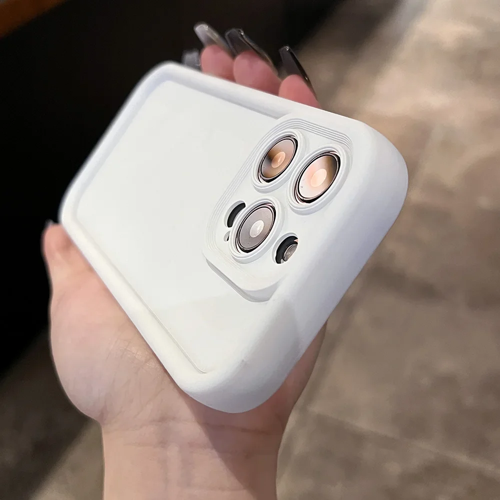 Silicone Case with Camera Lens and Screen Protector Cover