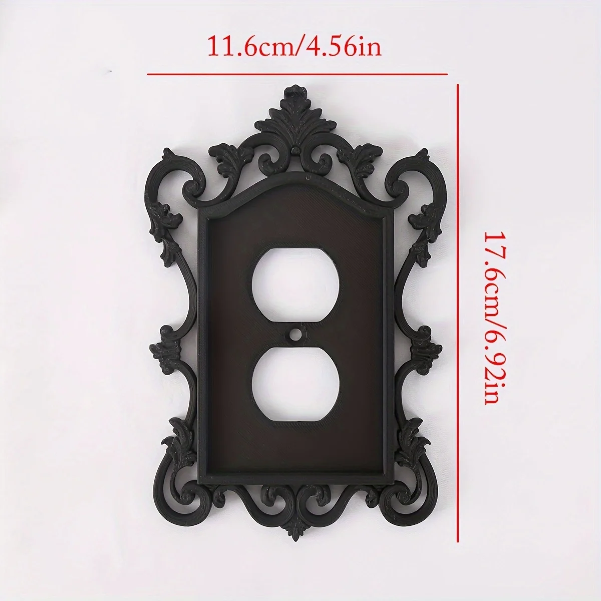 Gothic Switch Panel Cover Home and Office Decorative Wall Panel Durable Plastic Artistic Design Halloween Decoration light switch cover pixel style switch board switch glass panel